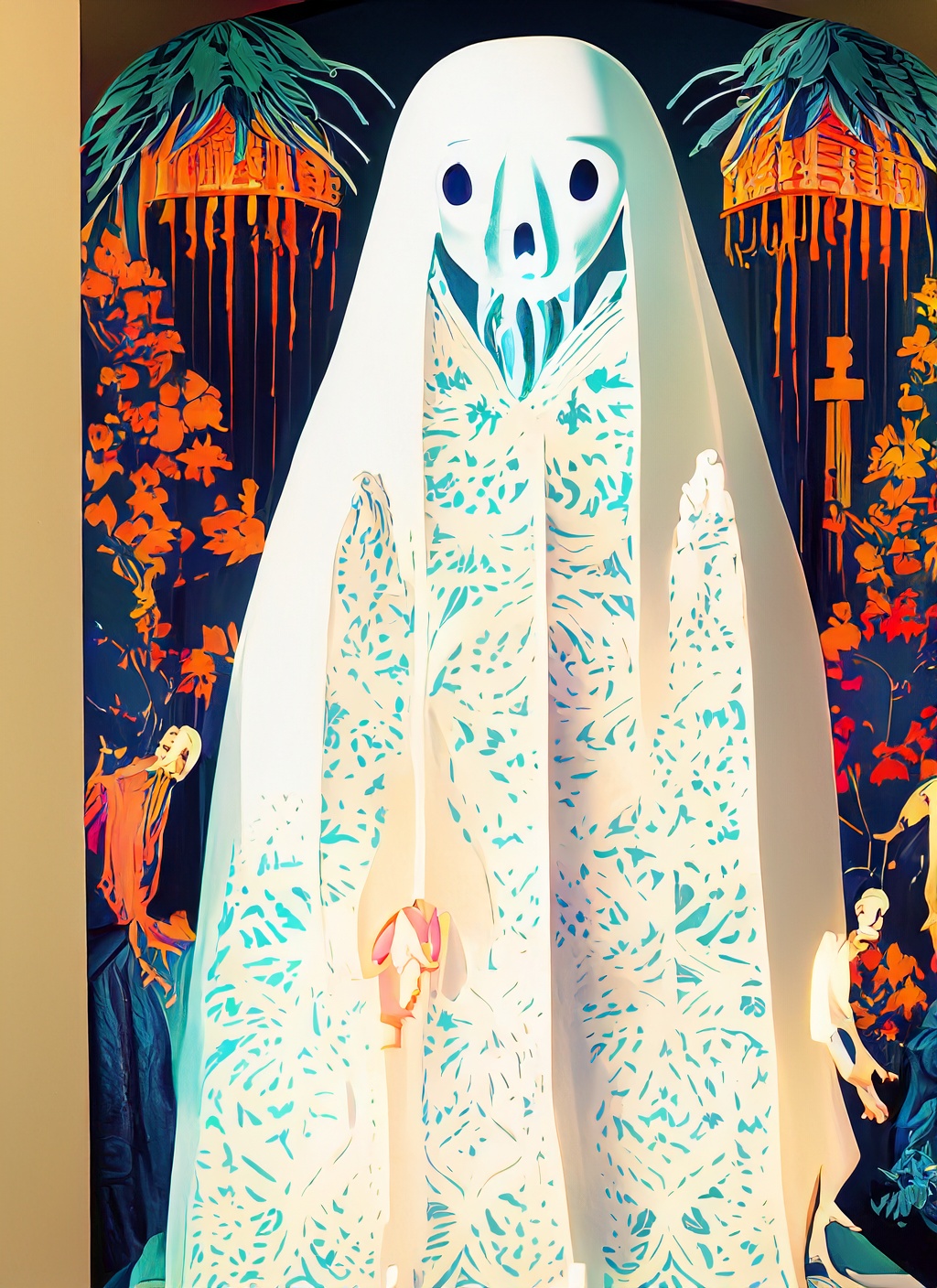 Firefly 3人　怪談 浮世絵　教会 22606